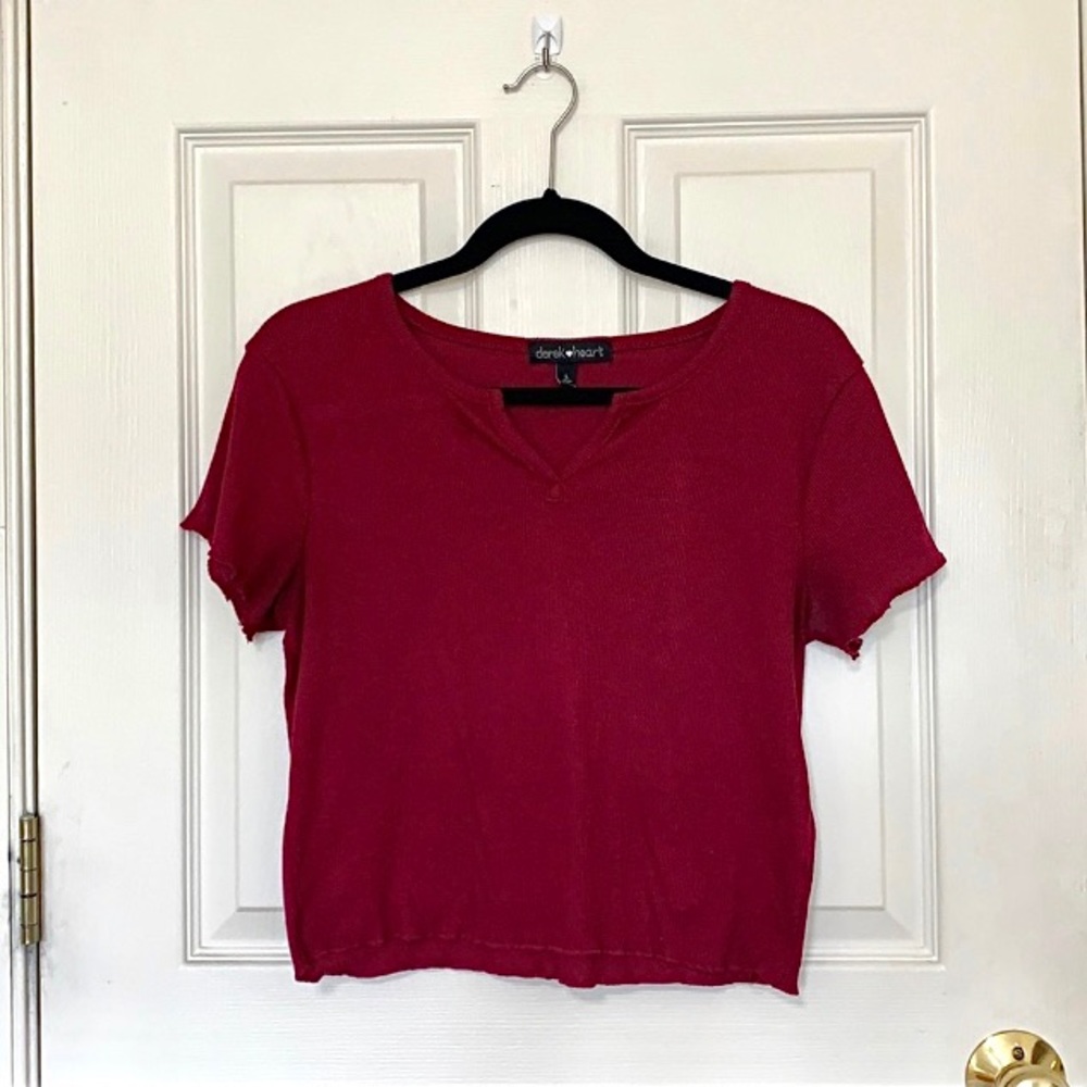 Violet Crop Top